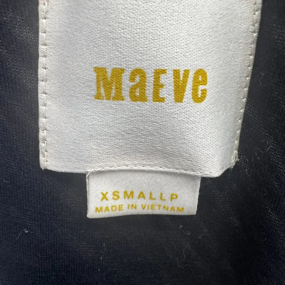 Maeve Anthropology Asymmetrical Black Sleeveless Dress - XS, - Picture 3 of 11